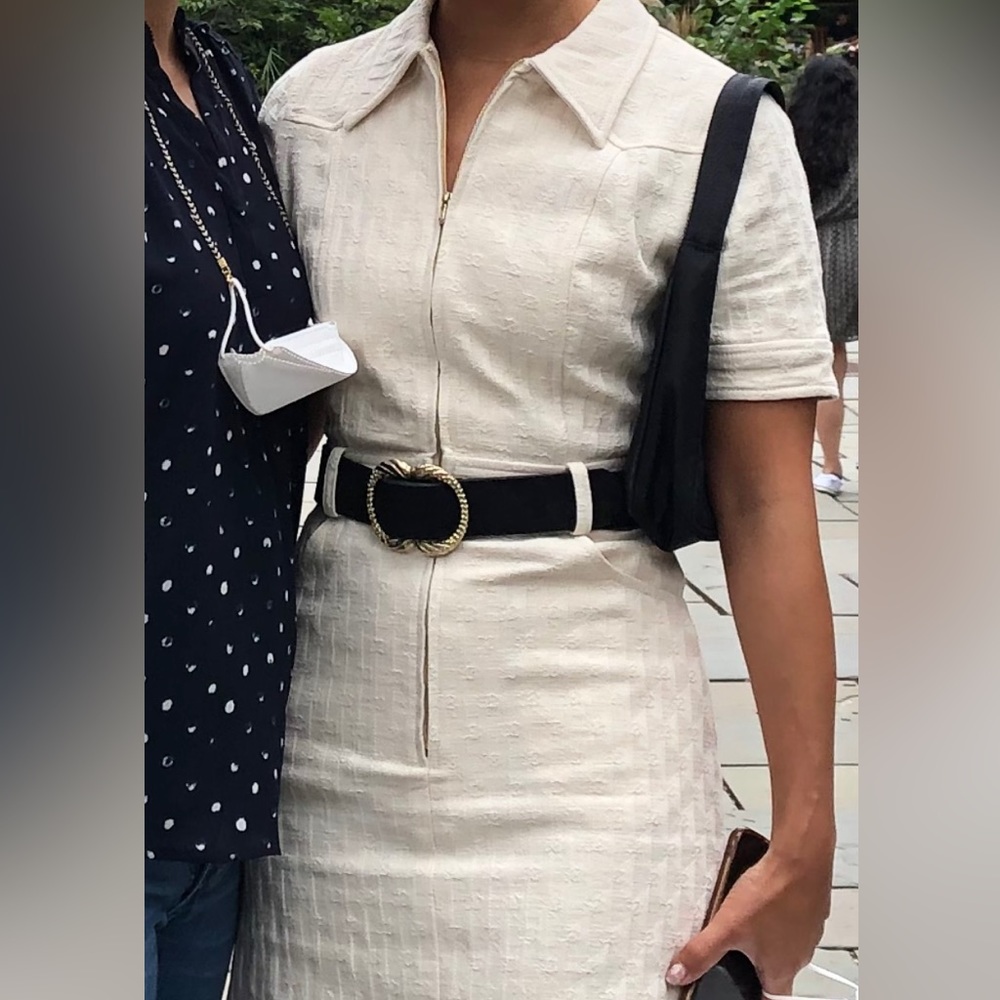 Sandro Tweed Zip mini dress